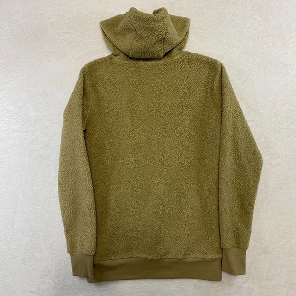 No Boundaries Soft Sherpa Beige Hoodie Drawstring Sweater SIZE XS - Picture 7 of 10